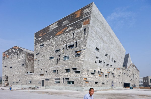 نمای آجری نوآورانه در ساختمان موزه ningbo کشور چین