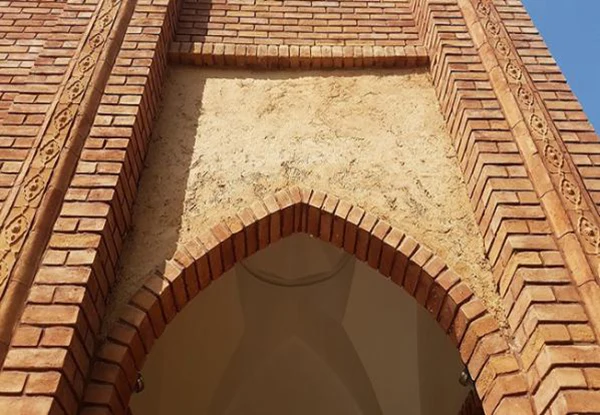 نمای سنتی با آجر قزاقی